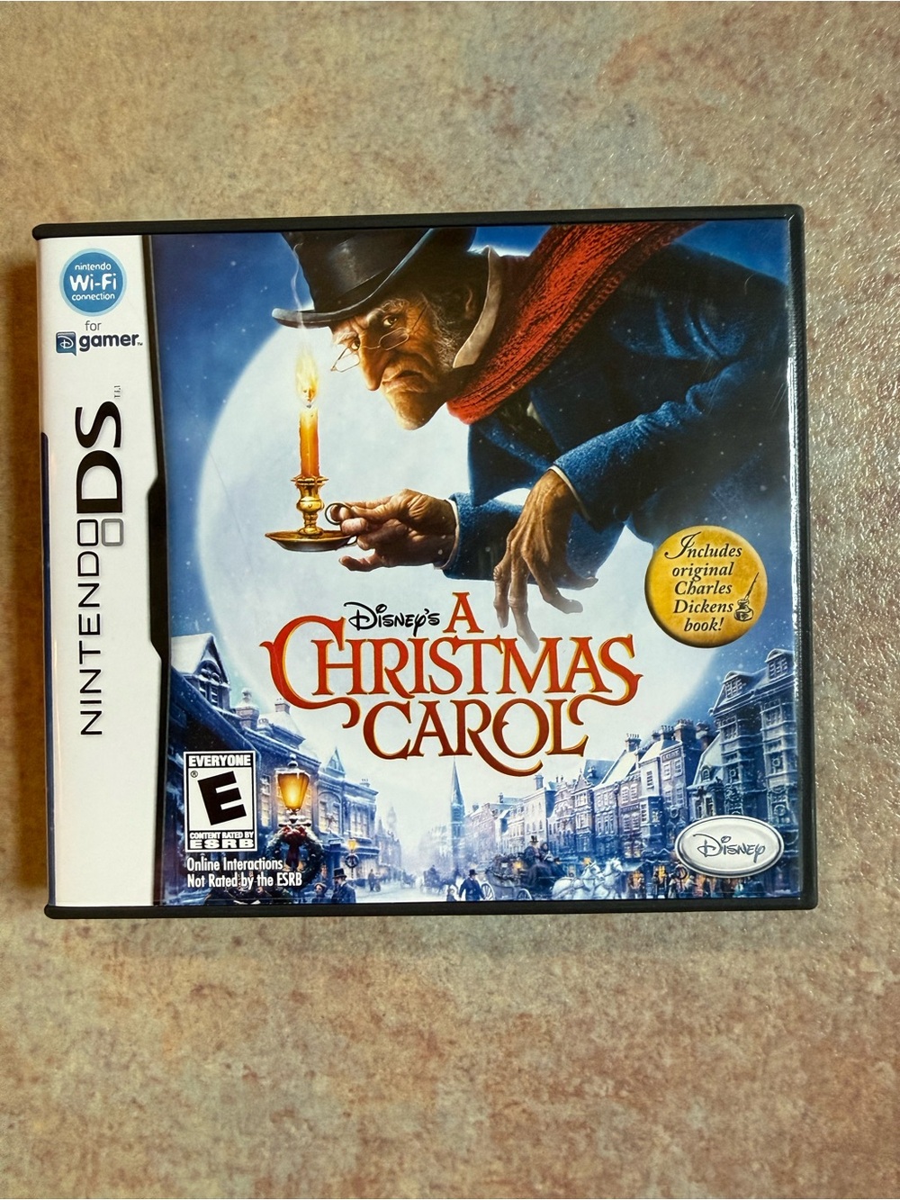 Nintendo DS Disney A Christmas Carol - Blue Artwork